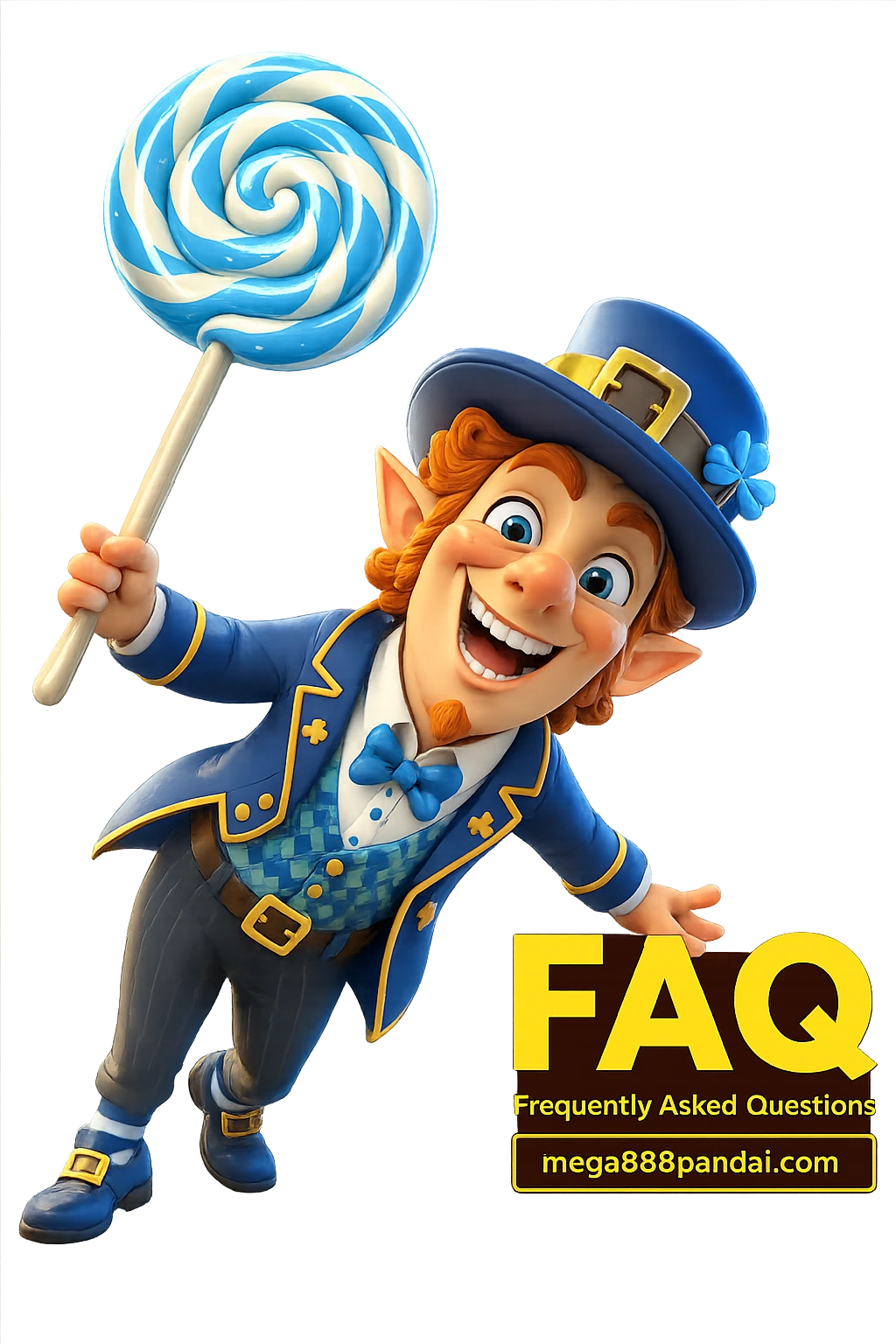 Mega888 Pandai FAQ Mascot