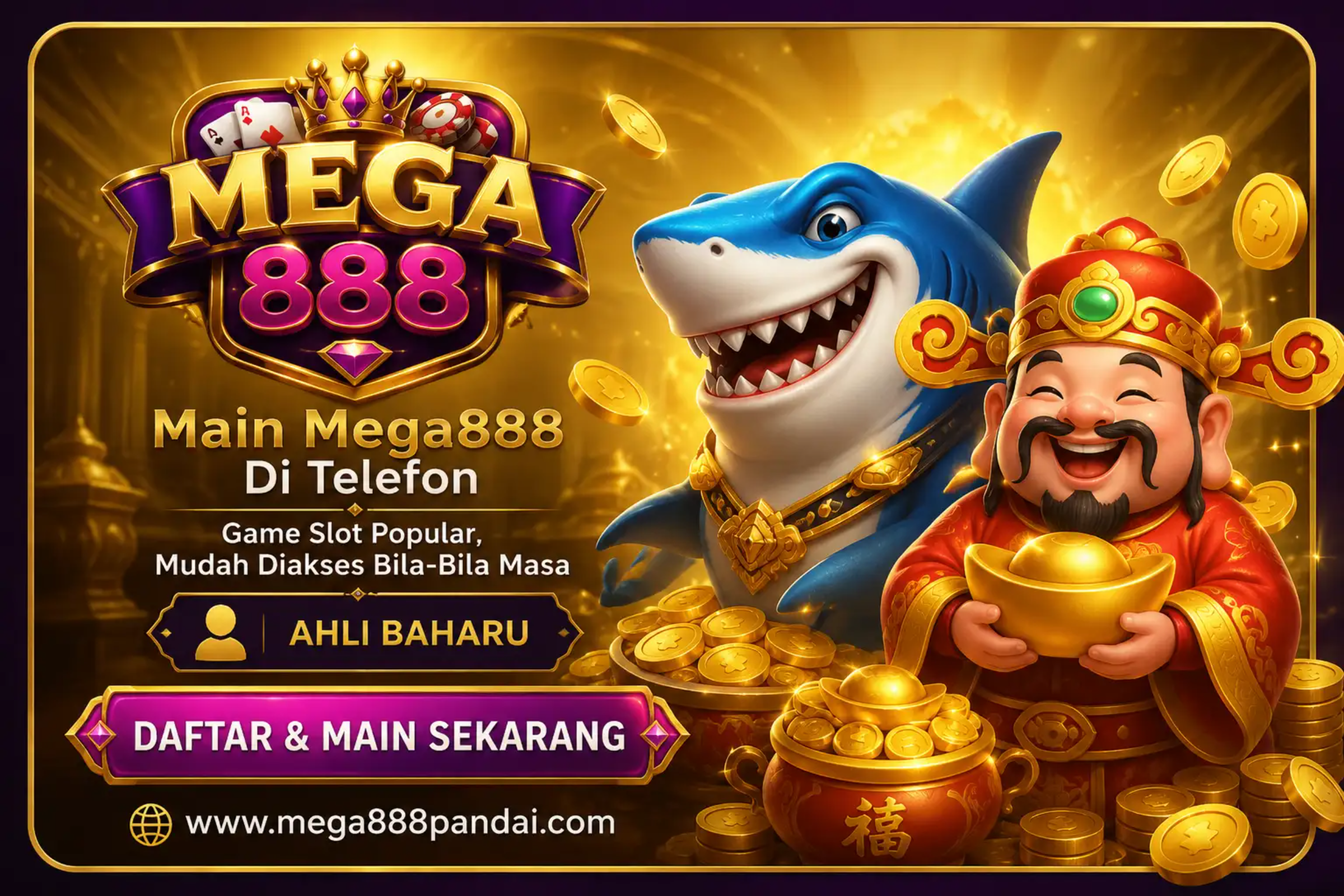 MEGA888 Main Banner